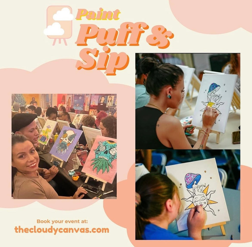 Paint Puff & Sip